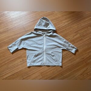 Lululemon Minimal Hoodie Heathered Power Grey size 8